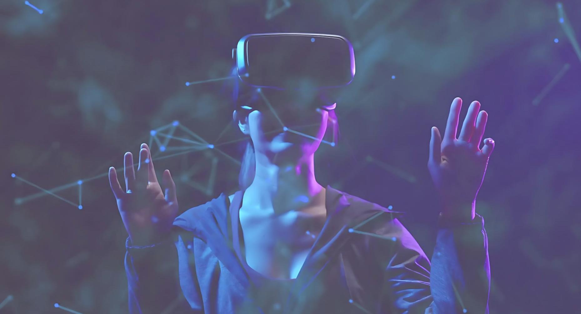 Close-up of an immersive environment prototype being reviewed during a Runelynxz session